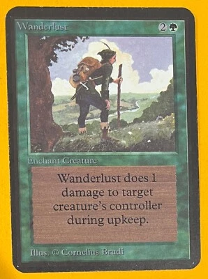 MTG WANDERLUST Alpha (OldManMTG 008-527) - Image 1 of 3