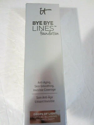  IT cosmetics Bye Bye Lines Foundation ANTI AGING SKIN SMOOTHING 1 oz/30ML #DEEP - Image 1 of 4