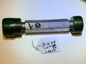 MEDIDOR DE ENCHUFE DE ROSCA WAFCO-1 1/2-16 3-B - GO 1.4824, NG, 1.4675 - Imagen 1 de 4
