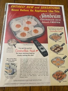 Vintage 1958 Sunbeam Fry Pan ad - Picture 1 of 1