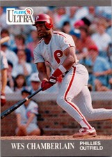 Wes Chamberlain 1991 Fleer Ultra #258 Baseball Card