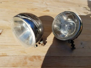 Marchal 632 Driving or Fog Lights Complete with Housing Bulbs Headlights - Picture 1 of 4