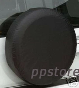 16" BLACK NEW SPARE WHEEL TIRE COVER For Jeep Liberty Wrangler size L - Picture 1 of 3