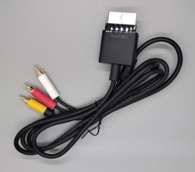 New Genuine Microsoft Xbox 360 Composite AV- RCA Cable Cord - Image 1 of 2