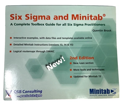 Six SIGMA and Minitab: A Complete Toolbox Guide for All Six SIGMA Practitioners - Image 1 of 4