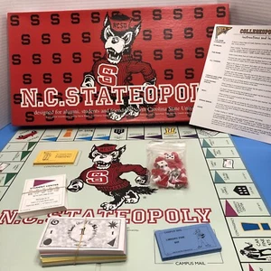VINTAGE NC STATEOPOLY Monopoly Board Game COMPLETE official licensed - Picture 1 of 5