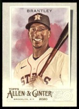 2020 Topps Allen and Ginter Base #241 Michael Brantley - Houston Astros
