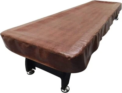 BERNER BILLIARDS 20 FOOT SHUFFLEBOARD TABLE COVER IN BROWN ~ PROTECT YOUR TABLE - DIMS: 20' x 32"