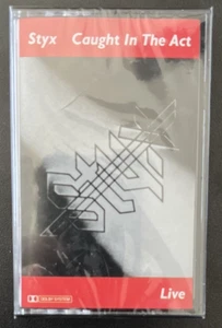 STYX CAUGHT IN THE ACT ORIGINAL 1984 CASSETTE CS6514 CHROME SEALED MINT - Picture 1 of 3