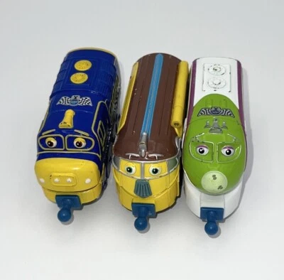 Chuggington Trains Toys Die Cast Figures Lot of 3 Koko Wilson Brewster 2010 2013 - Image 1 of 4