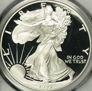 1995-W Proof Silver Eagle PCGS PR69DCAM - Picture 1 of 3