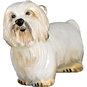 Coton De Tulear Polish Glass Christmas Ornament Dog Decoration - Picture 1 of 2