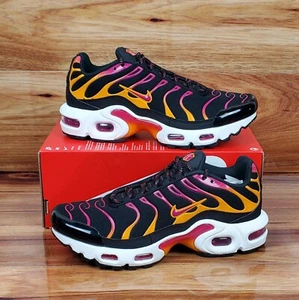 Nike Air Max Plus Gs 'Black Active Pink' Dx9264-001 Youth Size 4.5Y Wmns Size 6