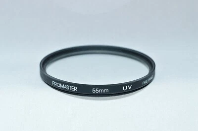 Promaster 55 mm UV Screw-In Filter Made in Philippines (V-208) - Image 1 of 3