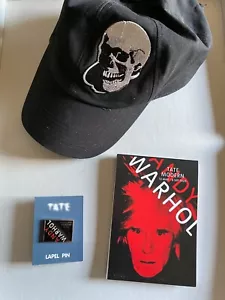 Andy Warhol 2020 Tate Modern exhibition cap, Shrigley, Riley, Hockney, Blake - Picture 1 of 6