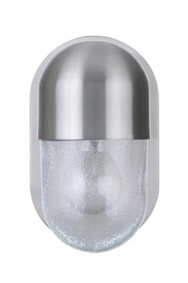 Aplique de baño Craftmade 55001 pastilla 9" de alto - níquel Foto 1 de 4