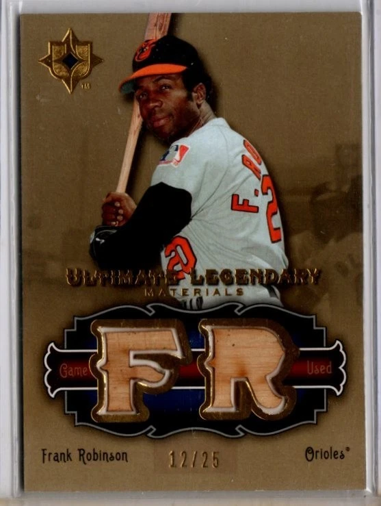 Ultimate Collection 2006 béisbol materiales legendarios Frank Robinson murciélago 12/25 Foto 1 de 1