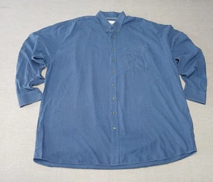 Cutter & Buck Button Down Dress Shirt Blue Size XXL EUC - Picture 1 of 7