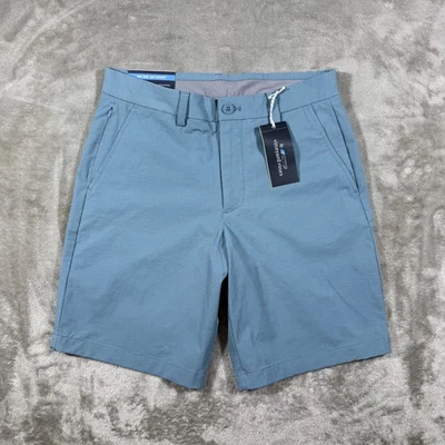 Pantalones Cortos Vineyard Vines Para Hombre Talla 28 Azul OTG Rendimiento Chino Golf Sobre la marcha ETIQUETAS Foto 1 de 4