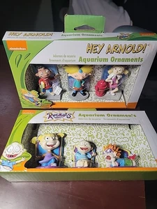 Ornamenti per acquario Nickelodeon Rugrats e Hey Arnold - Foto 1 di 2
