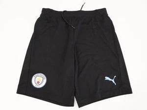 Manchester City Puma Drycell Player Issue Training Shorts Black L - Picture 1 of 7
