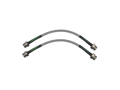 ROVER 200 25 1.6 GSI 1.8 Si S/STEEL BRAIDED REAR DRUM BRAKE LINES HOSES PIPES - Image 1 of 3