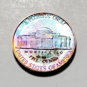 TONED 2001 S  JEFFERSON NICKEL PROOF UNC #C6998 - Picture 1 of 2