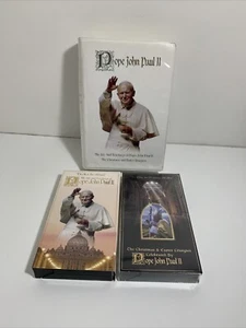 Pope John Paul II Life And Teachings Of The Christmas And Easter Liturgies VHS - Imagen 1 de 12