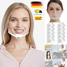 1A Mund Nasen Visier 3/5/10x Face Shield klarsicht Gesichtsmaske transparent