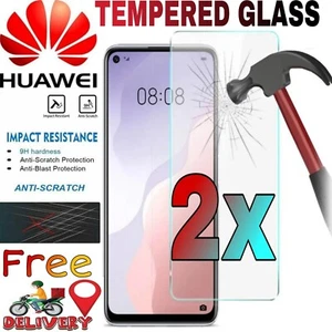 Tempered glass Screen Protector For Huawei P40 Pro Lite Protection Guard - Picture 1 of 5
