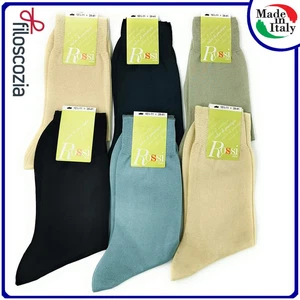 1 paio calze da uomo corte in 100% Cotone FILO DI SCOZIA estive calzini rimaglio - Foto 1 di 13