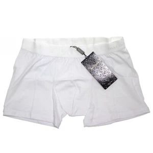 $95 NWT Mens Billionaire Couture White Cotton Spandex Boxer Briefs Underwear S - Picture 1 of 2