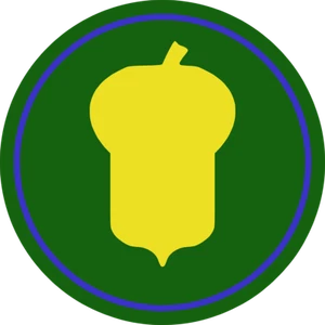 U.S. ARMY 87th Infantry Division "Golden Acorn" Insignia Patch vinyl decal for - Picture 1 of 1