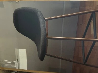 Copley Plastic Counter Height Barstool Black - Project 62 - Image 1 of 2