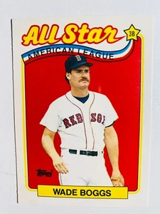1989 TOPPS TIFFANY #399 WADE BOGGS ALL-STAR QUASI NUOVO-MT MLB CARTA DA BASEBALL - Foto 1 di 1