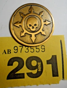 Warhammer 40k Collectible Coin Sigmar Slaves to Darkness rare limited Y291 - Picture 1 of 2