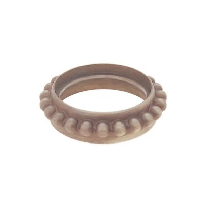 Большое заклинательное кольцо (неглубокая розетка). Простой. Антикварная латунь (только кольцо) - Изображение 1 из 2