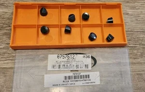 (8 Pcs) HERTEL 07576127 Ceramic Turning Inserts RCGX103 P08015 HT601CA Grade - Picture 1 of 2