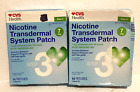 2 PACK - CVS Step 3 Nicotine Transdermal System 7 mg 14 Patches = 28 Total