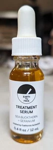 Earth tu Face - Suero de tratamiento - Espino cerval de mar + Geranio (12 ml/0,4 oz) - NUEVO - Imagen 1 de 2