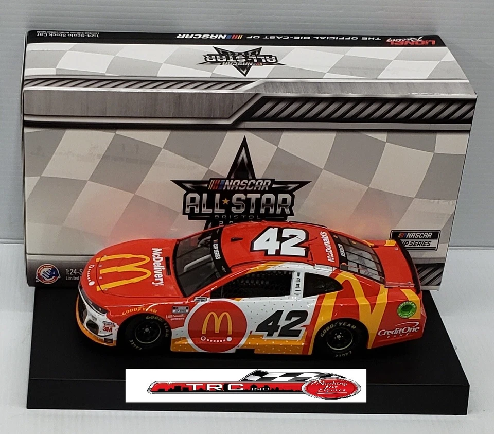 Matt Kenseth 2020 Lionel #42 McDonald's All Star Light Up Camaro ZL1 1/24 Foto 1 de 1