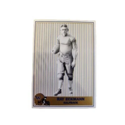 1992 Pacific Football Greats #102 Ray Eckmann Washington Huskies Card (D6 - Image 1 of 2