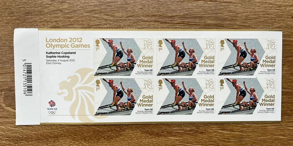 SIX ROYAL MAIL SPECIAL EDITION STAMPS - LONDON 2012 OLYMPICS - COPELAND/HOSKING - Image 1 of 1