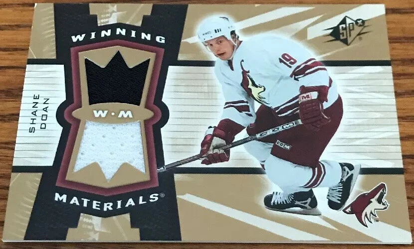 2006-07 UD SPx Winning Materials Shane Doan WM-SD Phoenix Coyotes - Image 1 of 2