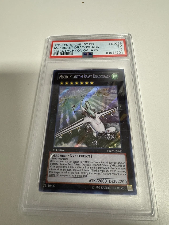 2013 YU-GI-OH! 1ST ED. M/P BEAST DRACOSSACK LORD/TACHYON GALAXY #EN053 - Image 1 of 1