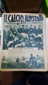 Il calcio  illustrato Anno XX n. 6 9.2.1950 Milan diavolissimo L2 ^ - Picture 1 of 1