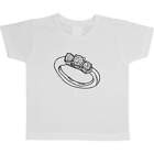 'Three Stone Diamond Ring' Children's / Kid's Cotton T-Shirts (TS009246)