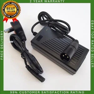 24v MOBILITY SCOOTER WHEELCHAIR LITHIUM BATTERY CHARGER 2AMP 5AMP 8AMP - Picture 1 of 9