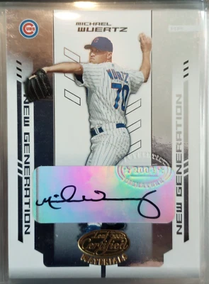 2004 Leaf Certified Materials New Generation Michael Wuertz autographed /500 - Image 1 of 2