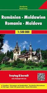 Rumänien - Moldawien Roadmap 1:500 000: FB.R010 (Deutsch) gefaltetes Buch